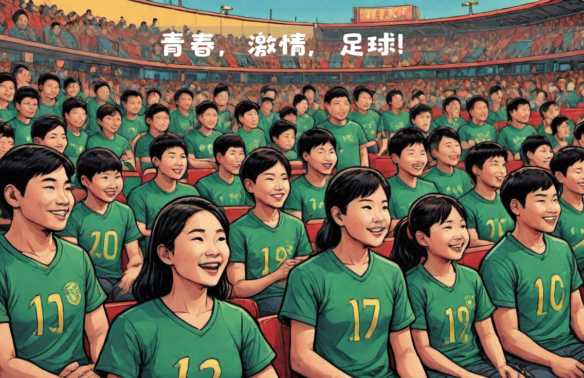 足球比赛是青春与梦想的舞台
