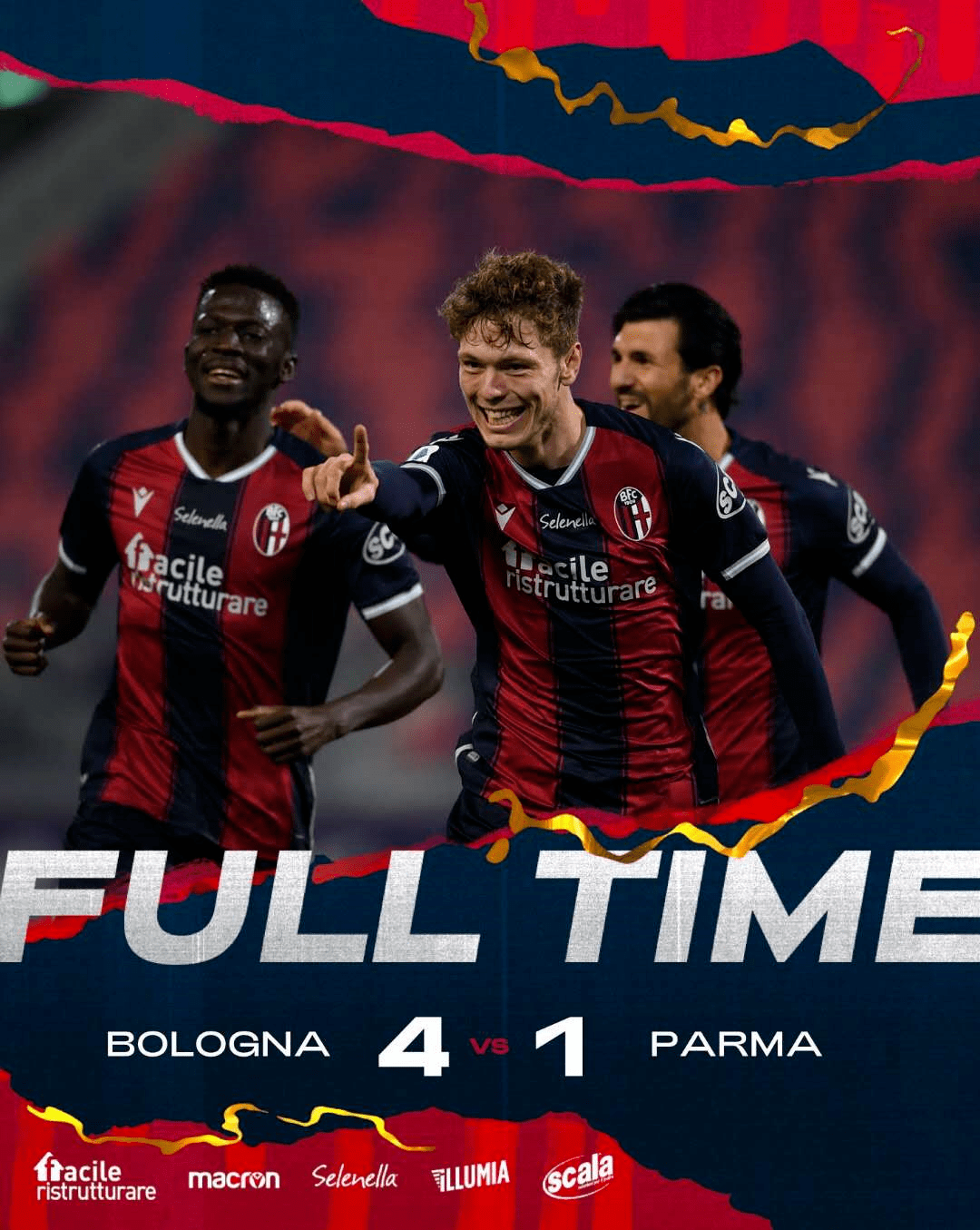 博洛尼亚客场大捷，保级希望再添一笔